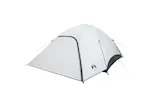 Vidaxl Camping Tent Dome 4-person White Blackout Fabric Waterproof Vidaxl Camping Tent Dome 4-person White Blackout Fabric Waterproof