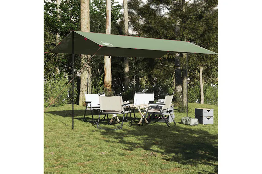 Vidaxl Camping Tarp Green 500x294 Cm Waterproof Vidaxl Camping Tarp Green 500x294 Cm Waterproof