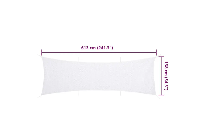 Vidaxl Camouflage Net With Storage Bag 613x138 Cm White Vidaxl Camouflage Net With Storage Bag 613x138 Cm White