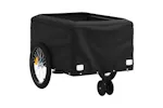 Vidaxl Bike Trailer Black And Grey 30 Kg Iron Vidaxl Bike Trailer Black And Grey 30 Kg Iron