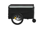 Vidaxl Bike Trailer Black And Grey 30 Kg Iron Vidaxl Bike Trailer Black And Grey 30 Kg Iron