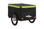 Vidaxl Bike Trailer Black And Green 45 Kg Iron Vidaxl Bike Trailer Black And Green 45 Kg Iron