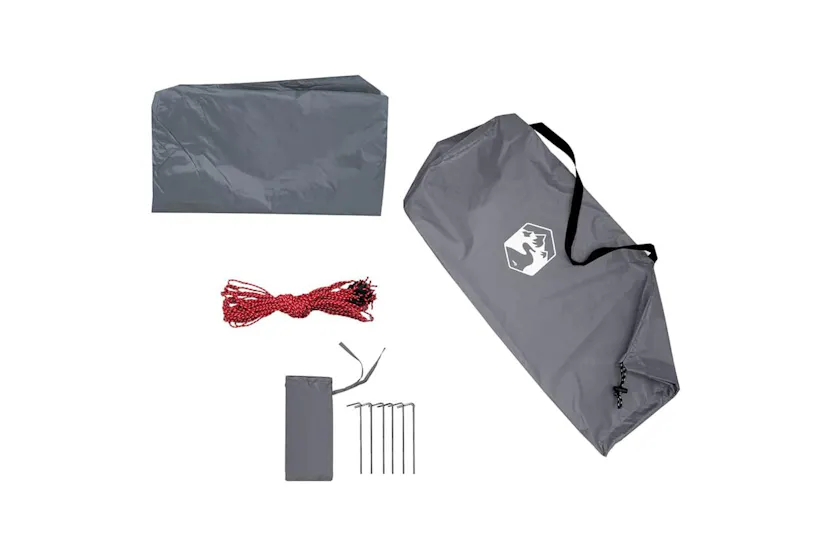 Vidaxl Camping Tarp Grey And Orange 420x440 Cm Waterproof Vidaxl Camping Tarp Grey And Orange 420x440 Cm Waterproof