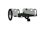 Vidaxl Bike Trailer Grey And Black Oxford Fabric And Iron Vidaxl Bike Trailer Grey And Black Oxford Fabric And Iron