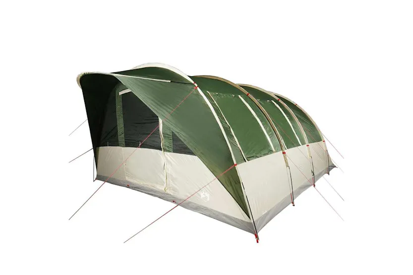 Vidaxl Family Tent Tunnel 7-person Green Waterproof Vidaxl Family Tent Tunnel 7-person Green Waterproof