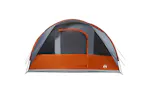 Vidaxl Family Tent Tunnel 7-person Grey And Orange Waterproof Vidaxl Family Tent Tunnel 7-person Grey And Orange Waterproof