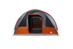 Vidaxl Family Tent Tunnel 7-person Grey And Orange Waterproof Vidaxl Family Tent Tunnel 7-person Grey And Orange Waterproof