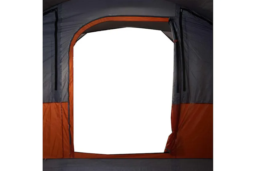 Vidaxl Family Tent Tunnel 7-person Grey And Orange Waterproof Vidaxl Family Tent Tunnel 7-person Grey And Orange Waterproof