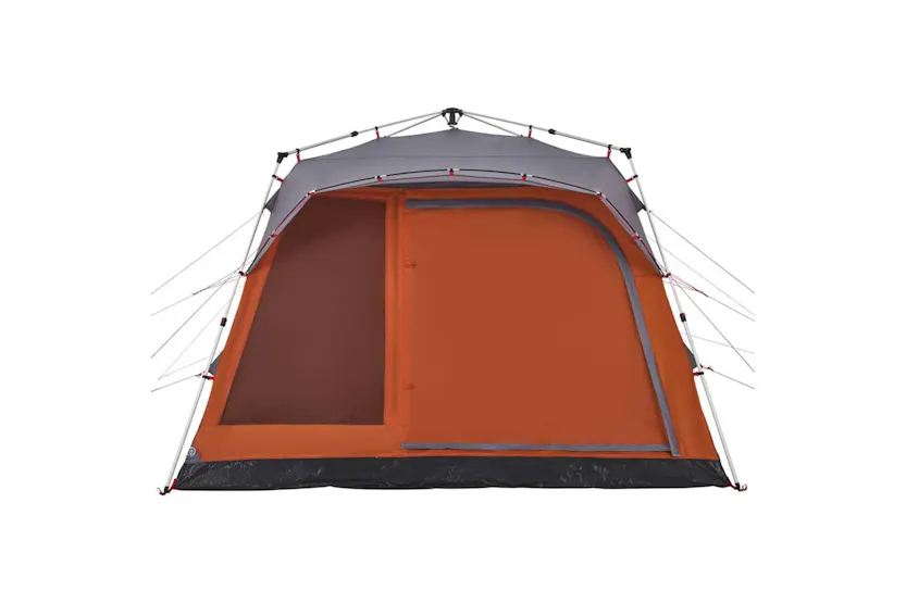 Vidaxl Family Tent Cabin 7-person Grey And Orange Quick Release Vidaxl Family Tent Cabin 7-person Grey And Orange Quick Release