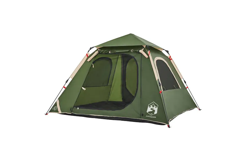 Vidaxl Camping Tent Dome 4-person Green Quick Release Vidaxl Camping Tent Dome 4-person Green Quick Release