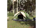 Vidaxl Camping Tent Dome 4-person Green Quick Release Vidaxl Camping Tent Dome 4-person Green Quick Release