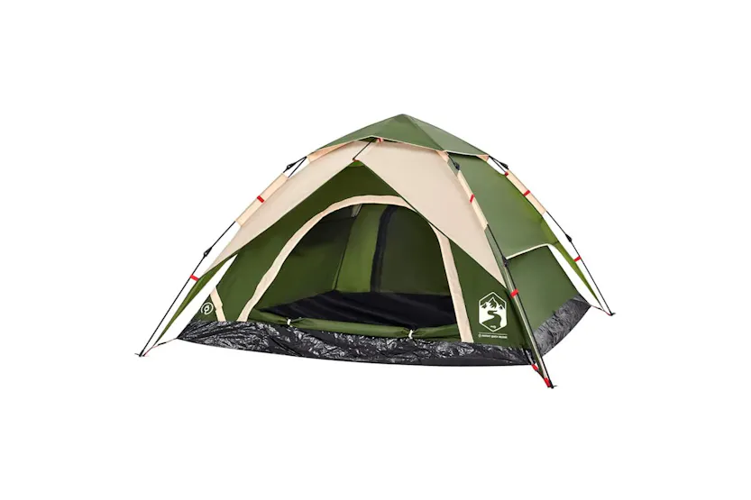 Vidaxl Camping Tent Dome 4-person Green Quick Release Vidaxl Camping Tent Dome 4-person Green Quick Release