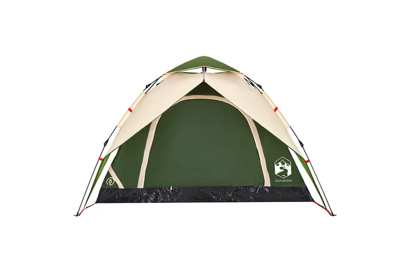 Vidaxl Camping Tent Dome 4-person Green Quick Release Vidaxl Camping Tent Dome 4-person Green Quick Release