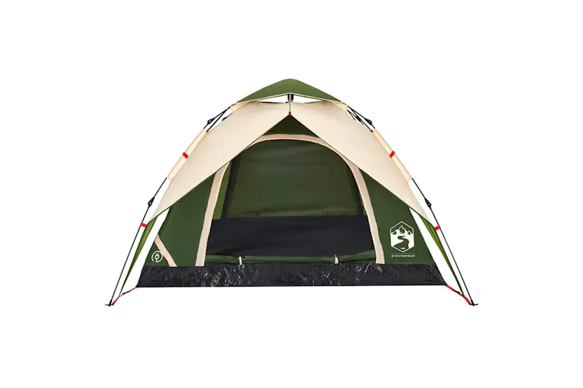Vidaxl Camping Tent Dome 4-person Green Quick Release Vidaxl Camping Tent Dome 4-person Green Quick Release
