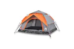 Vidaxl Camping Tent Dome 4-person Grey And Orange Quick Release Vidaxl Camping Tent Dome 4-person Grey And Orange Quick Release