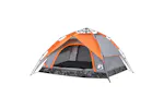 Vidaxl Camping Tent Dome 4-person Grey And Orange Quick Release Vidaxl Camping Tent Dome 4-person Grey And Orange Quick Release