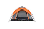 Vidaxl Camping Tent Dome 4-person Grey And Orange Quick Release Vidaxl Camping Tent Dome 4-person Grey And Orange Quick Release