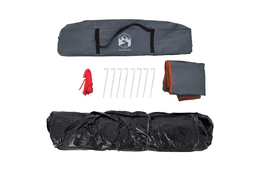 Vidaxl Camping Tent Dome 4-person Grey And Orange Quick Release Vidaxl Camping Tent Dome 4-person Grey And Orange Quick Release