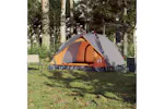 Vidaxl Camping Tent Dome 3-person Grey And Orange Quick Release Vidaxl Camping Tent Dome 3-person Grey And Orange Quick Release