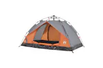 Vidaxl Camping Tent Dome 3-person Grey And Orange Quick Release Vidaxl Camping Tent Dome 3-person Grey And Orange Quick Release
