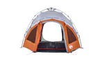 Vidaxl Camping Tent Dome 3-person Grey And Orange Quick Release Vidaxl Camping Tent Dome 3-person Grey And Orange Quick Release