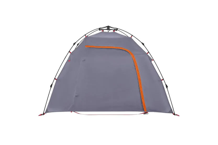 Vidaxl Camping Tent Dome 3-person Grey And Orange Quick Release Vidaxl Camping Tent Dome 3-person Grey And Orange Quick Release