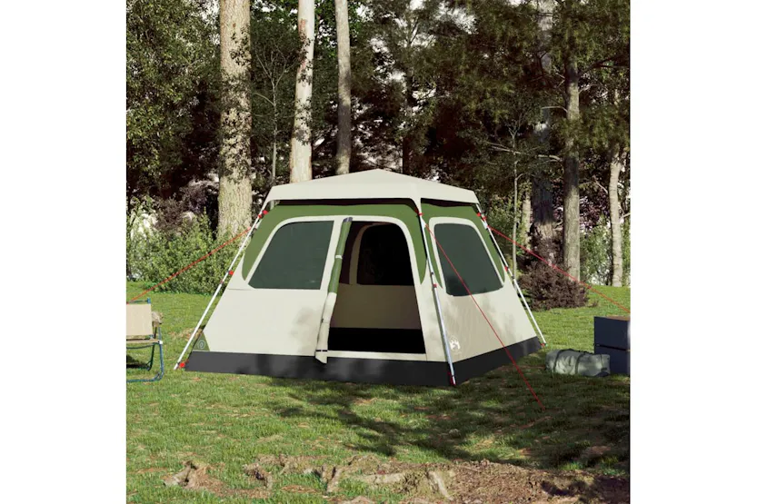 Vidaxl Camping Tent Dome 4-person Green Quick Release Vidaxl Camping Tent Dome 4-person Green Quick Release