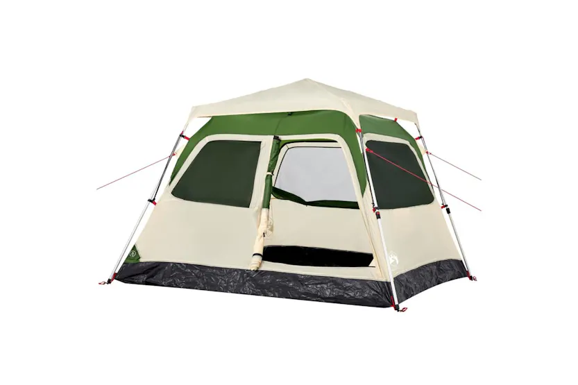 Vidaxl Camping Tent Dome 4-person Green Quick Release Vidaxl Camping Tent Dome 4-person Green Quick Release