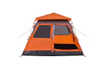 Vidaxl Camping Tent Dome 4-person Grey And Orange Quick Release Vidaxl Camping Tent Dome 4-person Grey And Orange Quick Release