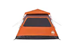 Vidaxl Camping Tent Dome 4-person Grey And Orange Quick Release Vidaxl Camping Tent Dome 4-person Grey And Orange Quick Release