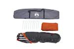 Vidaxl Camping Tent Dome 4-person Grey And Orange Quick Release Vidaxl Camping Tent Dome 4-person Grey And Orange Quick Release