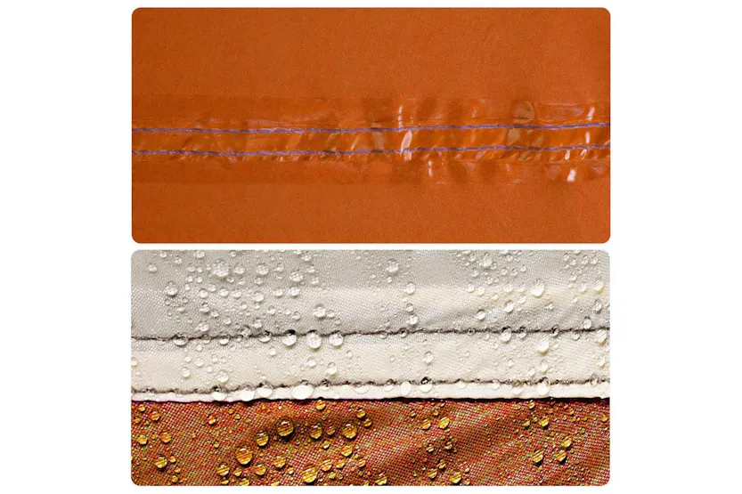 Vidaxl Camping Tarp Orange 430x380x210 Cm Waterproof Vidaxl Camping Tarp Orange 430x380x210 Cm Waterproof