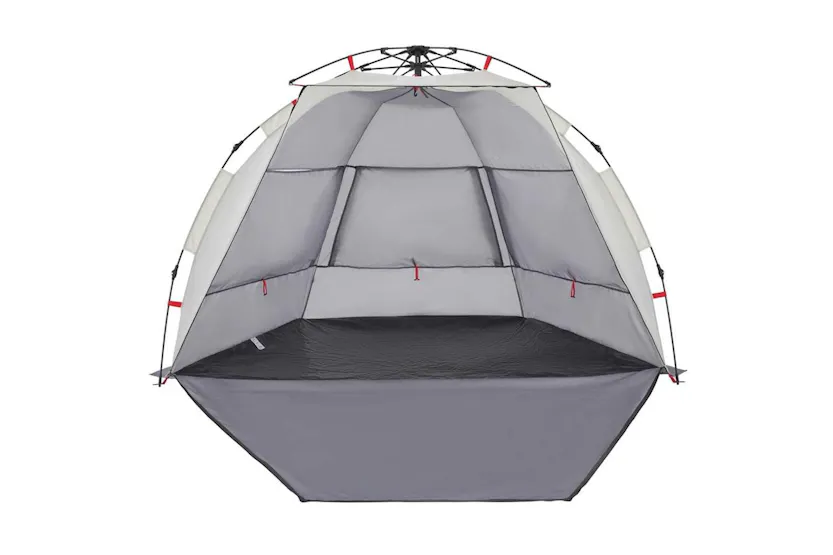 Vidaxl Beach Tent 2-person Grey Quick Release Waterproof Vidaxl Beach Tent 2-person Grey Quick Release Waterproof