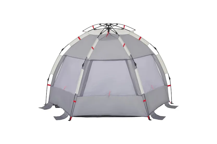 Vidaxl Beach Tent 2-person Grey Quick Release Waterproof Vidaxl Beach Tent 2-person Grey Quick Release Waterproof