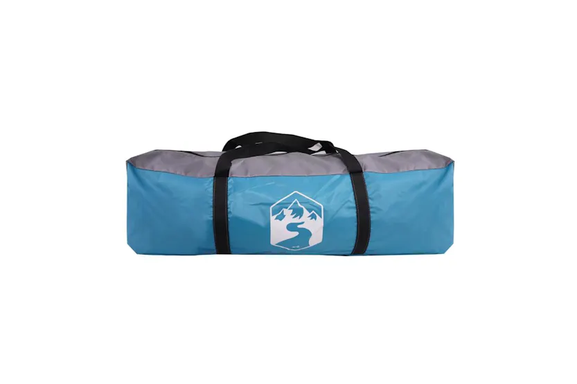 Vidaxl Camping Tent With Porch 4-person Blue Waterproof Vidaxl Camping Tent With Porch 4-person Blue Waterproof
