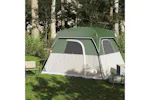 Vidaxl Camping Tent Cabin 4-person Green Waterproof Vidaxl Camping Tent Cabin 4-person Green Waterproof