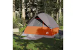 Vidaxl Camping Tent Dome 4-person Orange Waterproof Vidaxl Camping Tent Dome 4-person Orange Waterproof