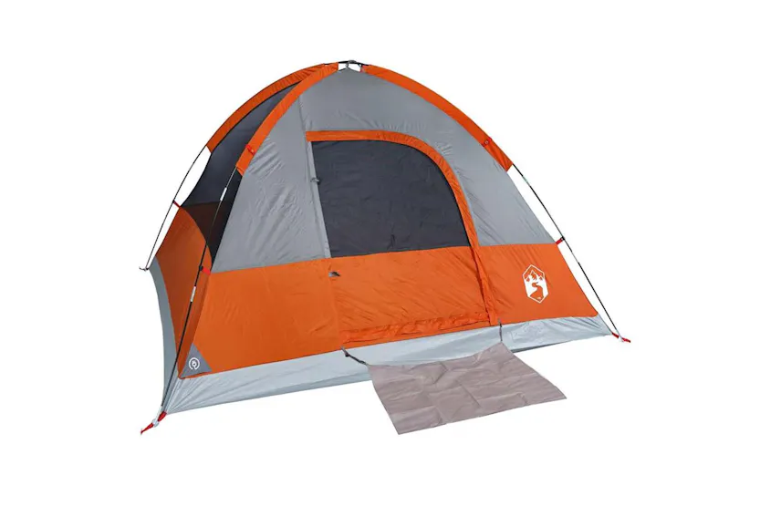 Vidaxl Camping Tent Dome 4-person Orange Waterproof Vidaxl Camping Tent Dome 4-person Orange Waterproof