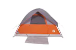 Vidaxl Camping Tent Dome 4-person Orange Waterproof Vidaxl Camping Tent Dome 4-person Orange Waterproof