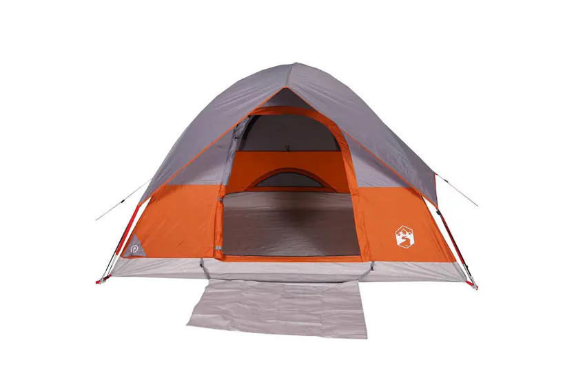Vidaxl Camping Tent Dome 4-person Orange Waterproof Vidaxl Camping Tent Dome 4-person Orange Waterproof