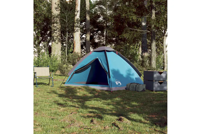 Vidaxl Camping Tent Dome 2-person Blue Waterproof Vidaxl Camping Tent Dome 2-person Blue Waterproof