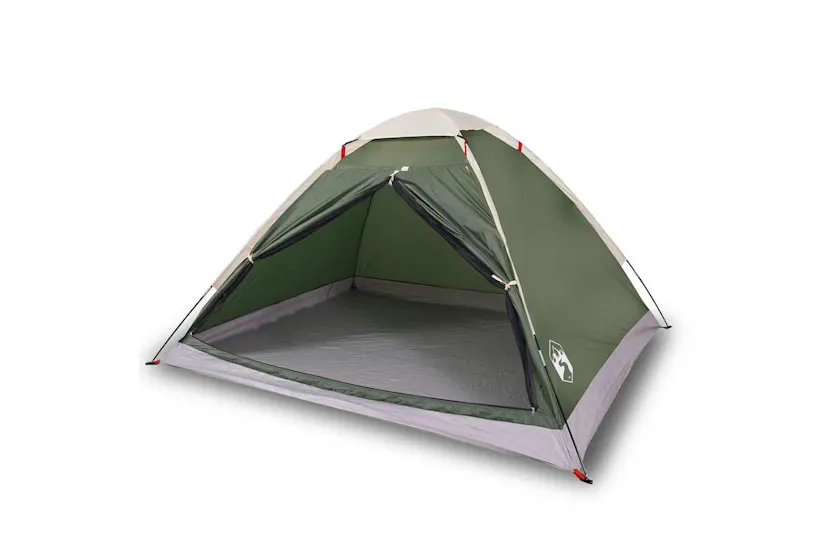 Vidaxl Camping Tent Dome 4-person Green Waterproof Vidaxl Camping Tent Dome 4-person Green Waterproof
