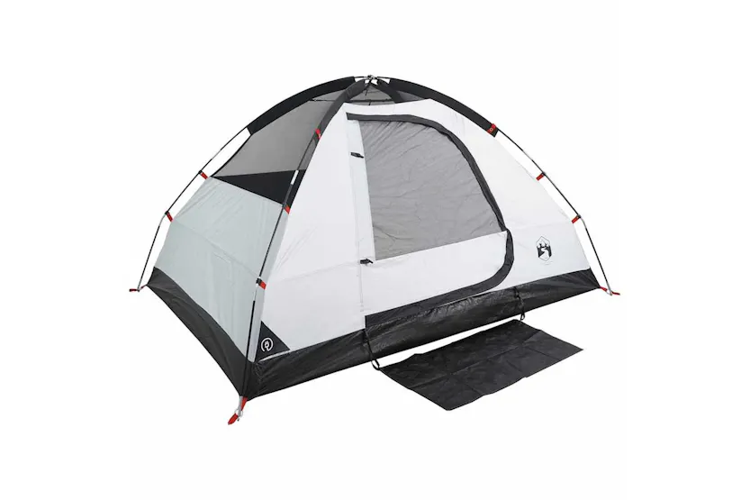 Vidaxl Camping Tent Dome 2-person White Blackout Fabric Waterproof Vidaxl Camping Tent Dome 2-person White Blackout Fabric Waterproof