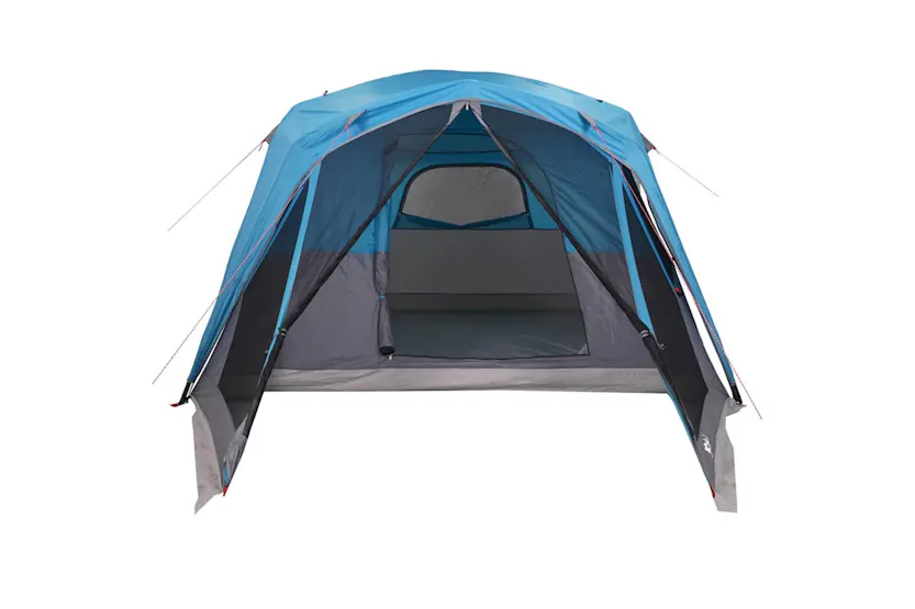 Vidaxl Family Tent With Porch 6-person Blue Waterproof Vidaxl Family Tent With Porch 6-person Blue Waterproof