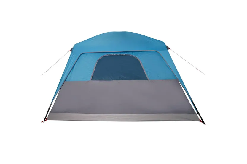 Vidaxl Family Tent With Porch 6-person Blue Waterproof Vidaxl Family Tent With Porch 6-person Blue Waterproof