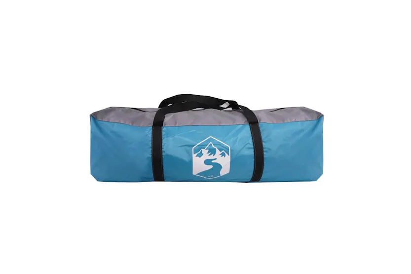 Vidaxl Family Tent With Porch 6-person Blue Waterproof Vidaxl Family Tent With Porch 6-person Blue Waterproof