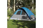 Vidaxl Family Tent Dome 6-person Blue Waterproof Vidaxl Family Tent Dome 6-person Blue Waterproof