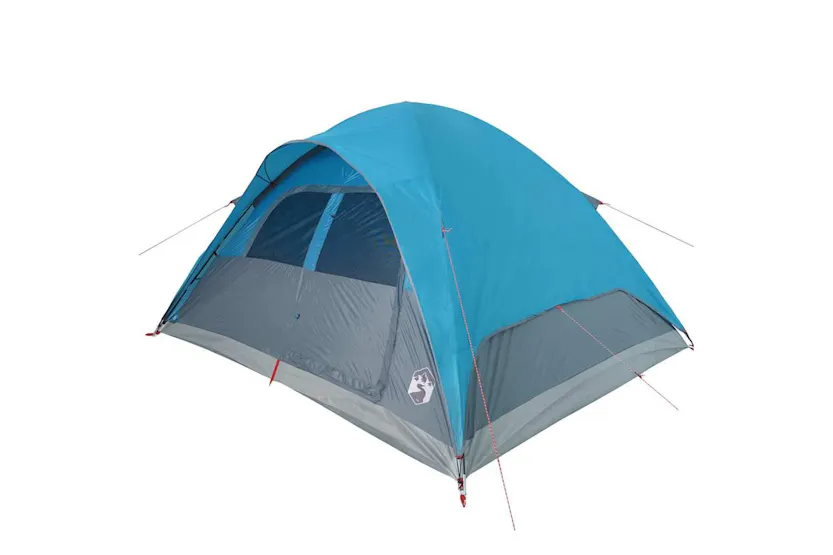 Vidaxl Family Tent Dome 6-person Blue Waterproof Vidaxl Family Tent Dome 6-person Blue Waterproof
