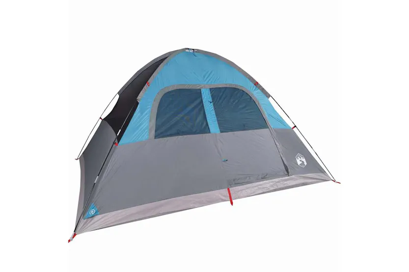 Vidaxl Family Tent Dome 6-person Blue Waterproof Vidaxl Family Tent Dome 6-person Blue Waterproof