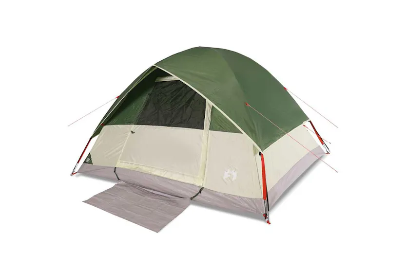 Vidaxl Family Tent Dome 6-person Green Waterproof Vidaxl Family Tent Dome 6-person Green Waterproof